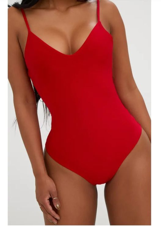 Plus Size Backless Tether Sling Vest