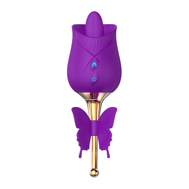 Rose's New Tongue Sucking Device with Vibrating Eggs