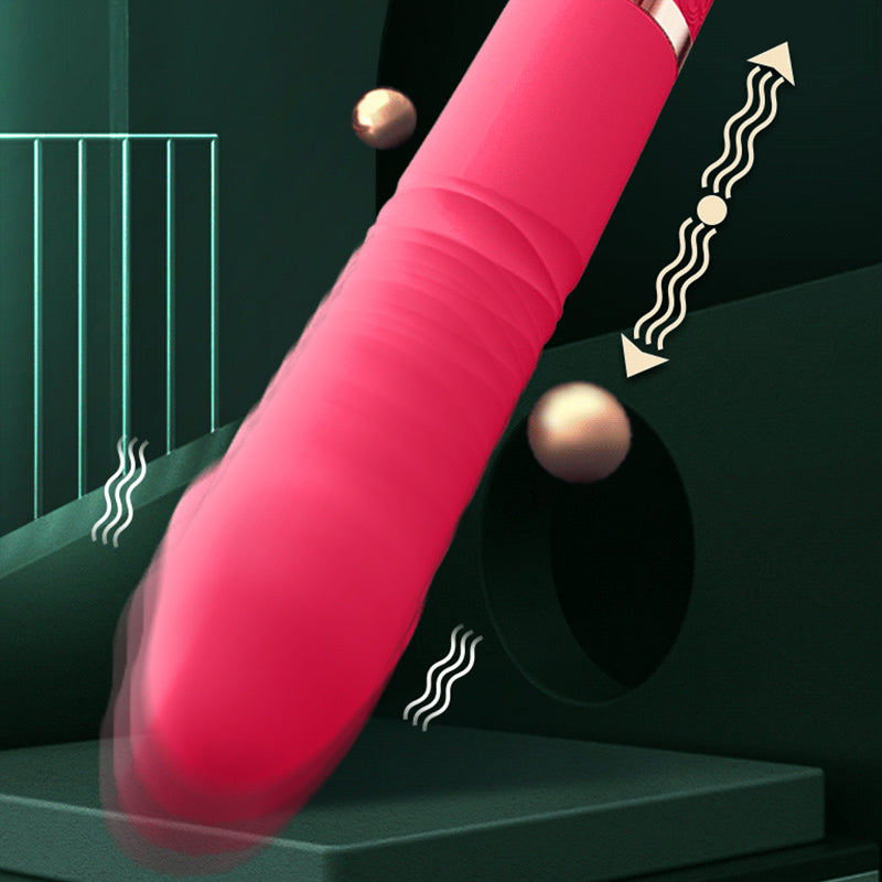 Automatic Telescopic Dildo Vibrator for Women