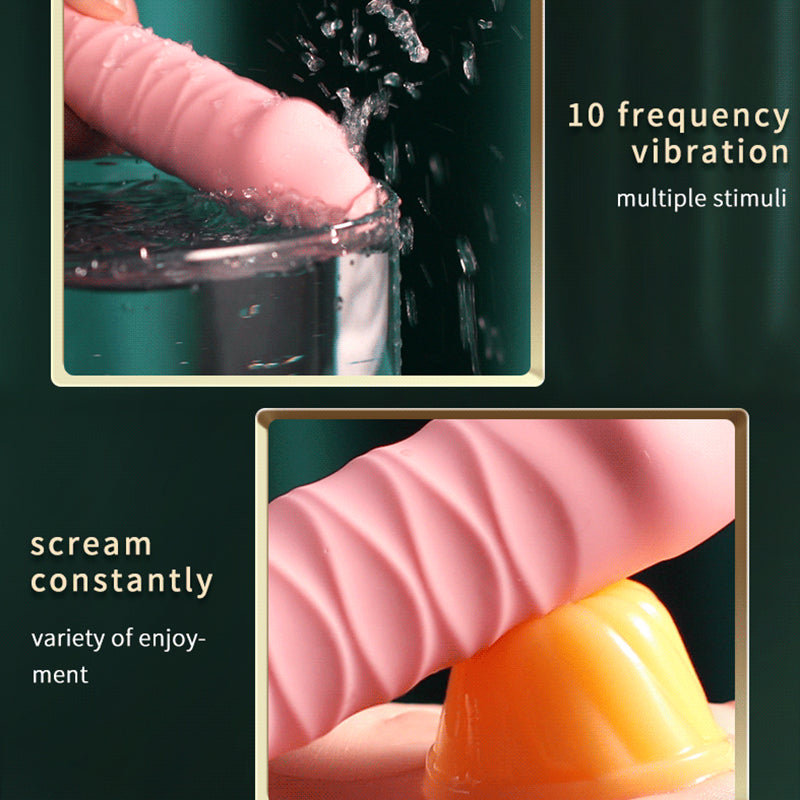 Automatic Telescopic Dildo Vibrator for Women