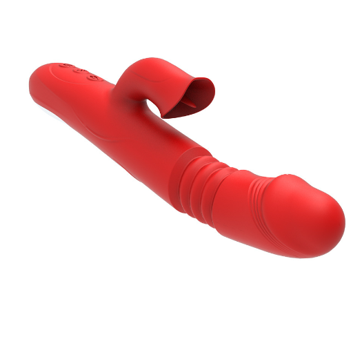 Rabbit Vibrator with Telescopic Rotation and Heating